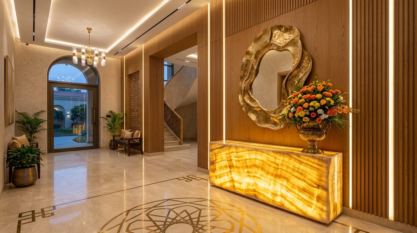 Grand Villa Entrance Foyer Nagercoil