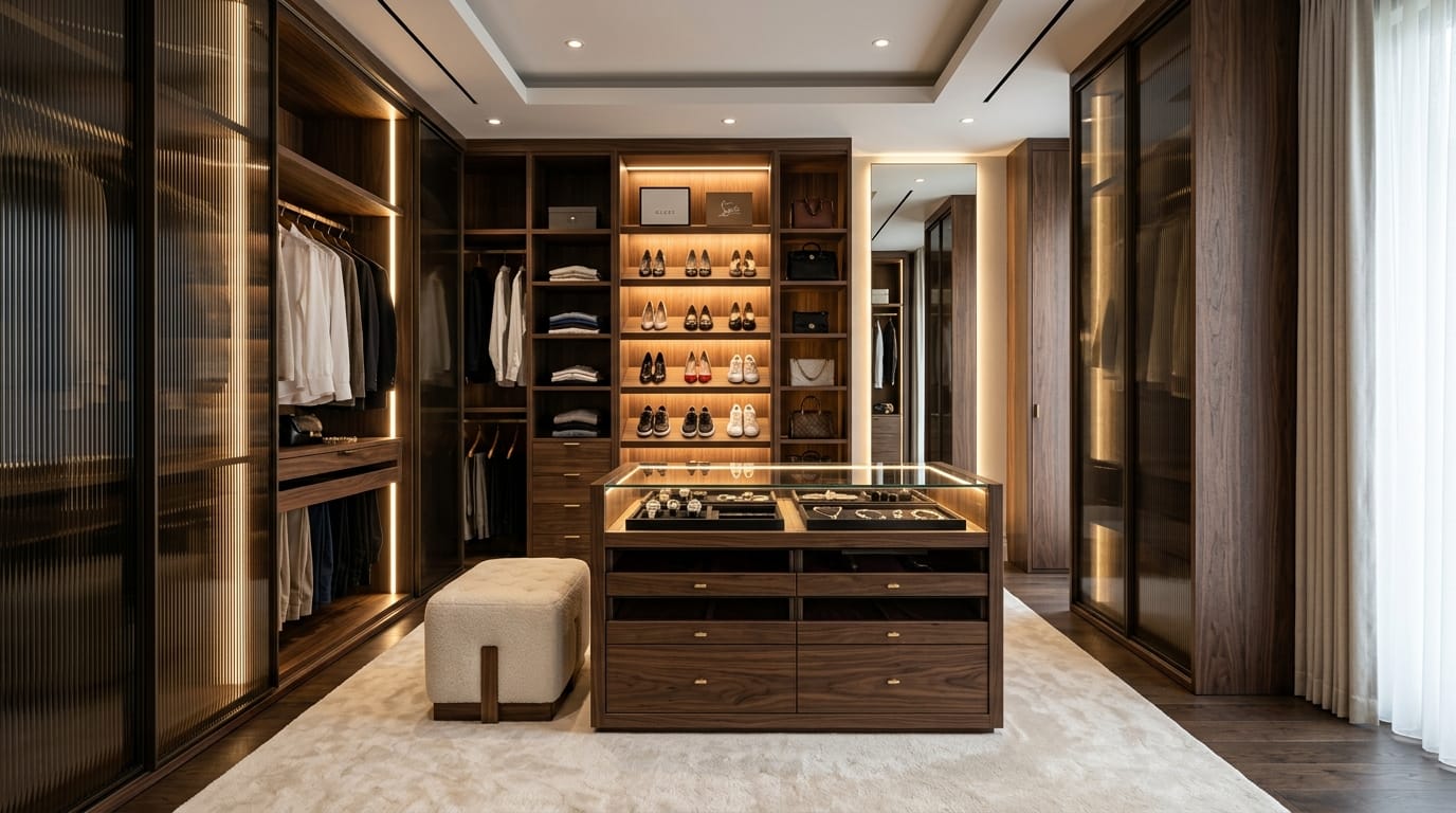Walk-In Designer Wardrobe Nagercoil