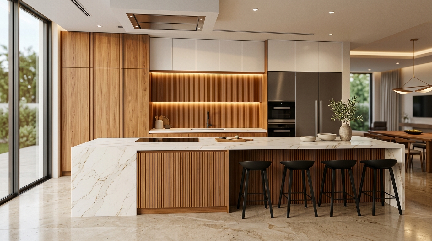 Bespoke Wooden Modular Kitchen Nagercoil